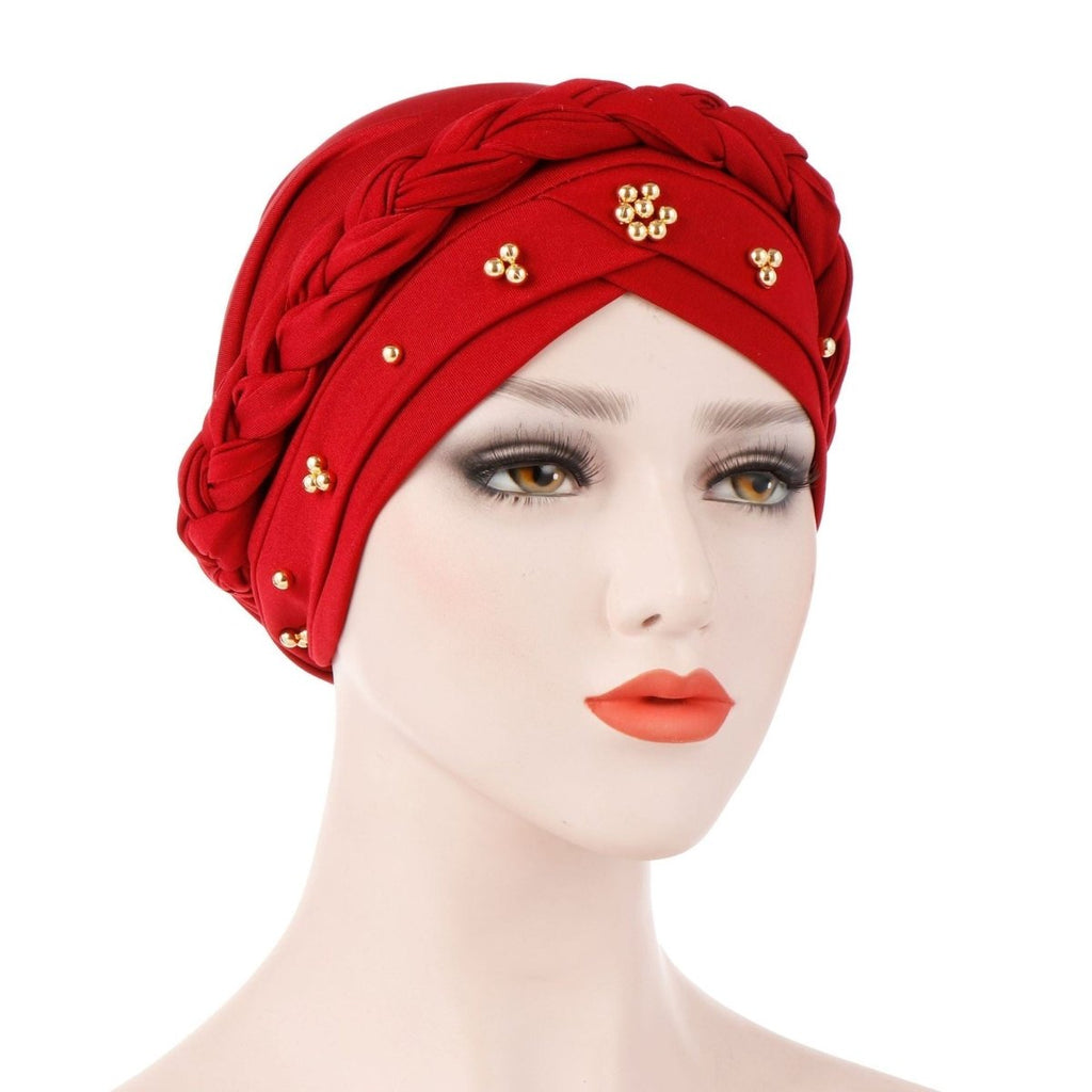 Mariam's Collection Lightweight Breathable Elegant Pearl-Embellished Undercup for Women(MH111) — side view