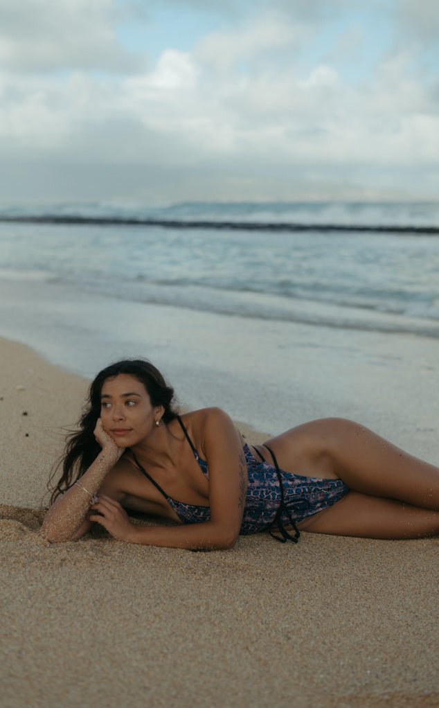 Forever Young Swimwear Forever Young Swimwear Cheyenne Reversible One Piece — flat-lay composition