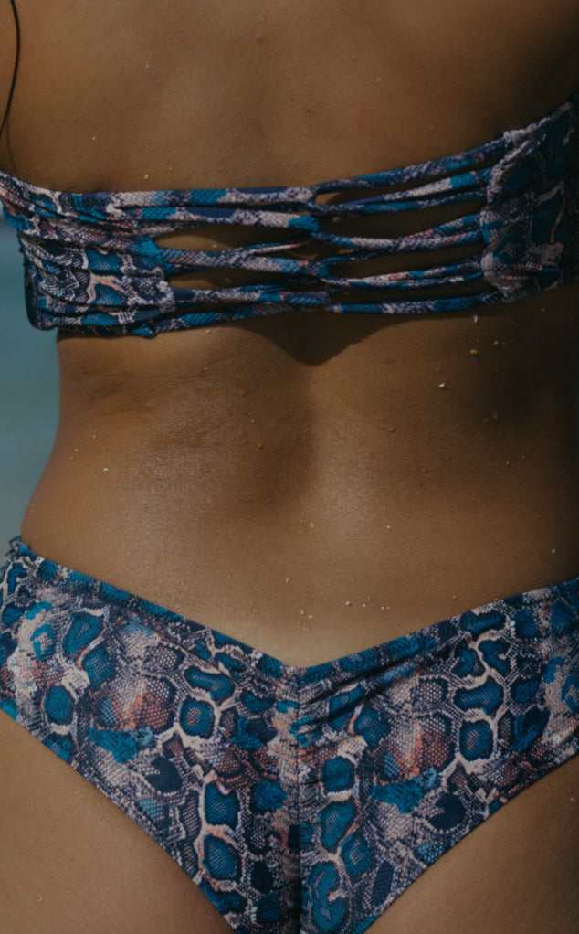 Forever Young Swimwear Forever Young Swimwear Banzai Beach Strappy Bandeau Bikini Top — comparison shot