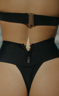 Forever Young Swimwear Forever Young Swimwear Hanalei Neoprene Halter Bikini Top — detail shot 7