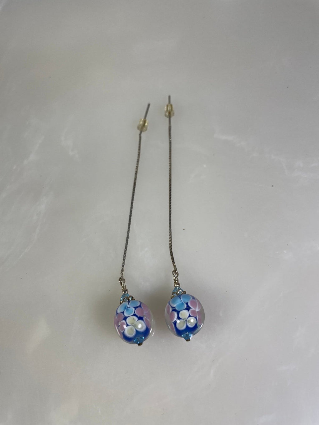 Just Neat Stuff Colorful Glass Bobbles — side view