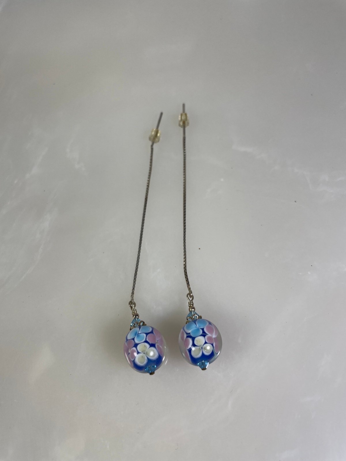Just Neat Stuff Colorful Glass Bobbles — side view