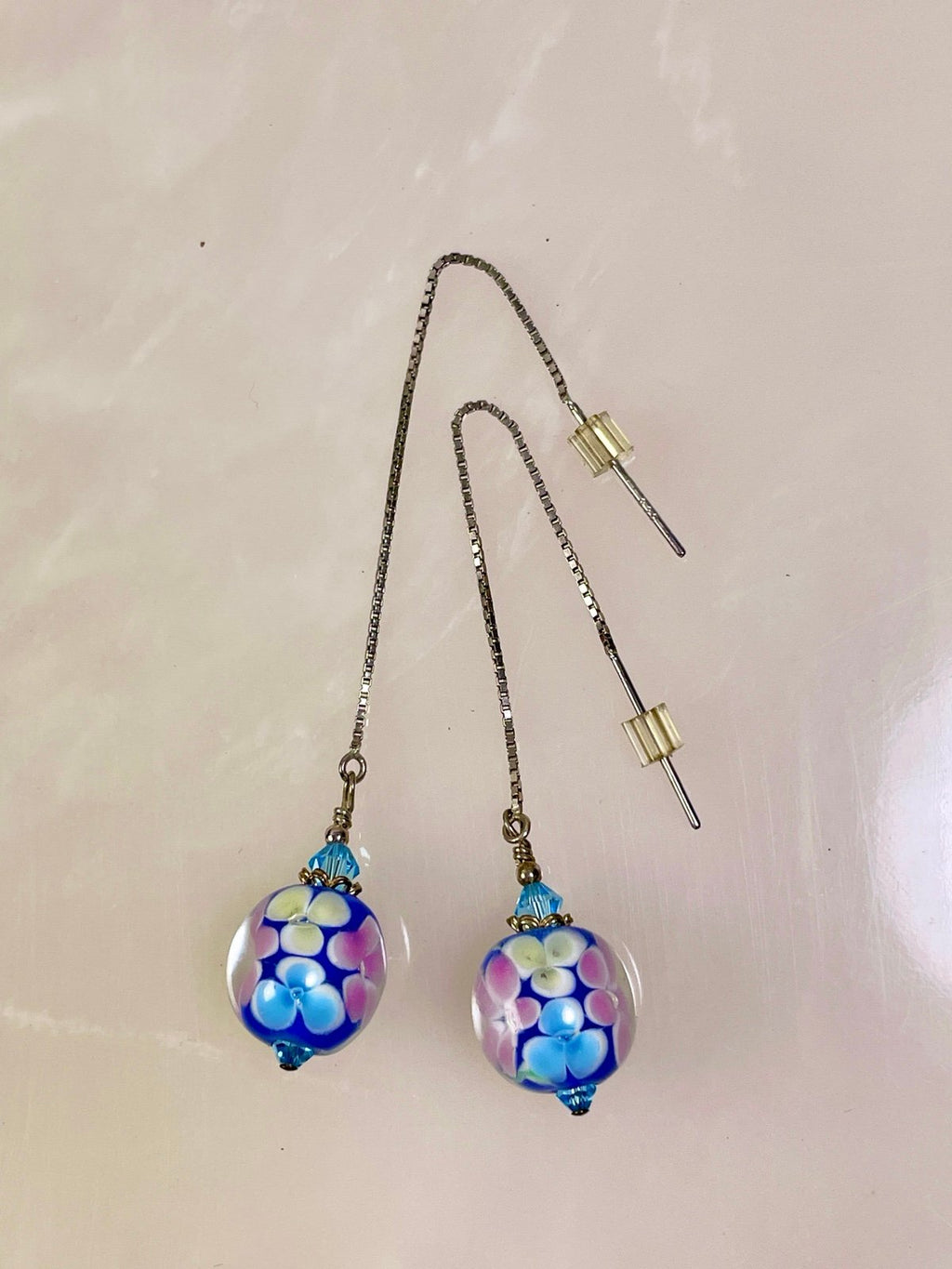 Just Neat Stuff Colorful Glass Bobbles — back view