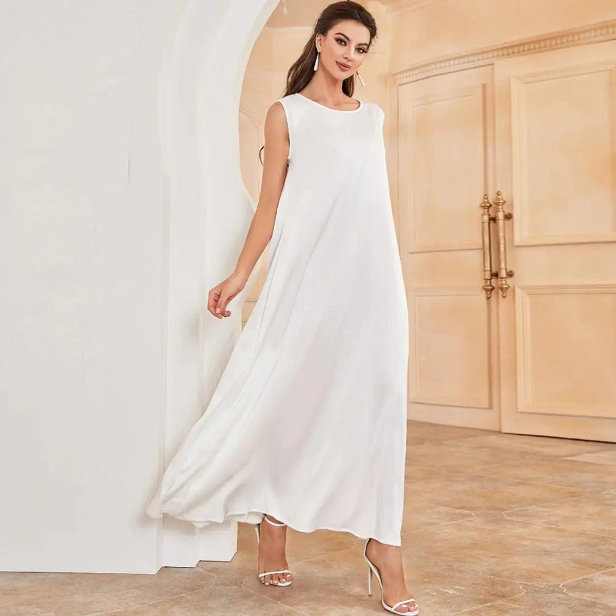 Satin Sleeveless Inner Dress (MA037)