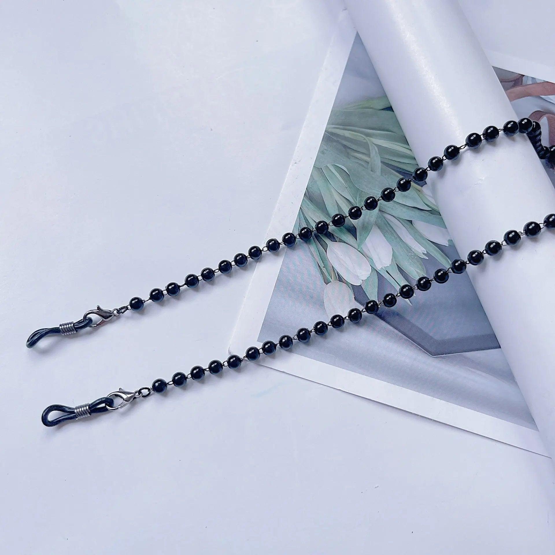 Mariam's Collection MAC006 Muslim hijab Mask Chain,Fashion Glasses Chain, pearl mask chain — detail shot 9