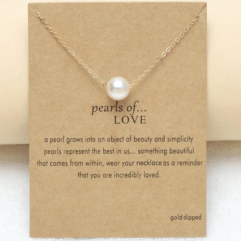Mariam's Collection Mariam's Collection MAC042 freshwater pearl clavicle chain — main product shot