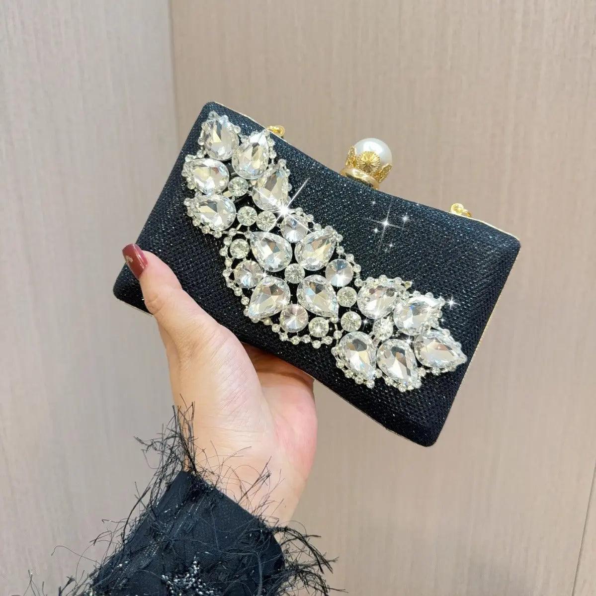 Mariam's Collection MAC059 Clutches Wedding Dinner Party Sparkling Handbags — main product shot