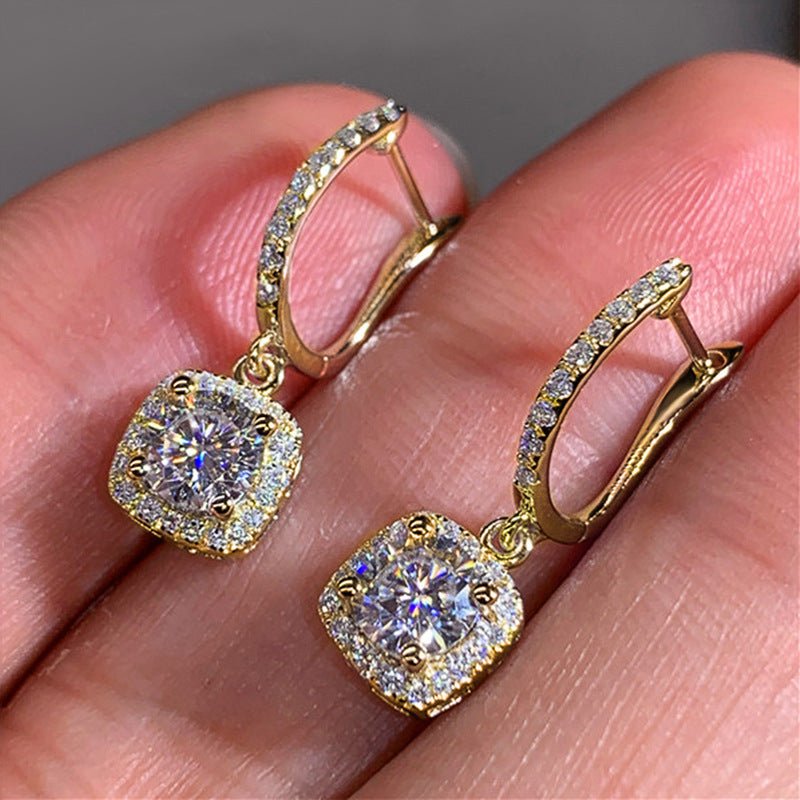 Mariam's Collection Mariam's Collection Micropaved Zirconia Versatile Earrings(MAC191) — detail shot 10