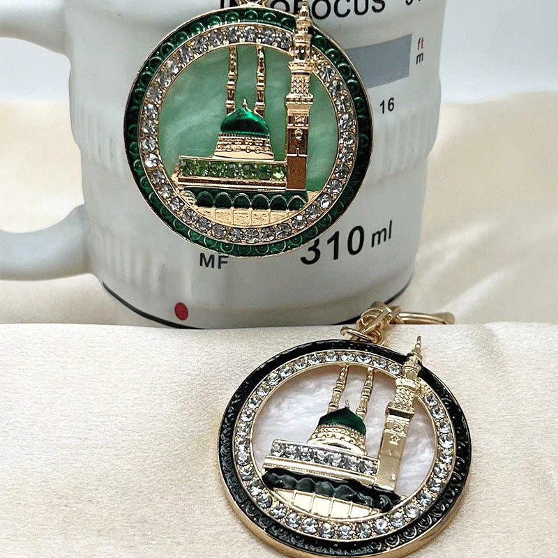Mariam's Collection Gold Plated Mosque Of The Prophet Keychain | Masjid an-Nabawi Keychain (MAC214) — product category context