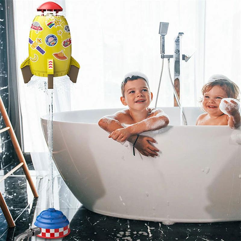 Rocket Launcher Toys Outdoor Rocket Water Pressure Lift Sprinkler Toy  Interaction In Garden Lawn Water Spray Toys For Kids Summer Gadgets