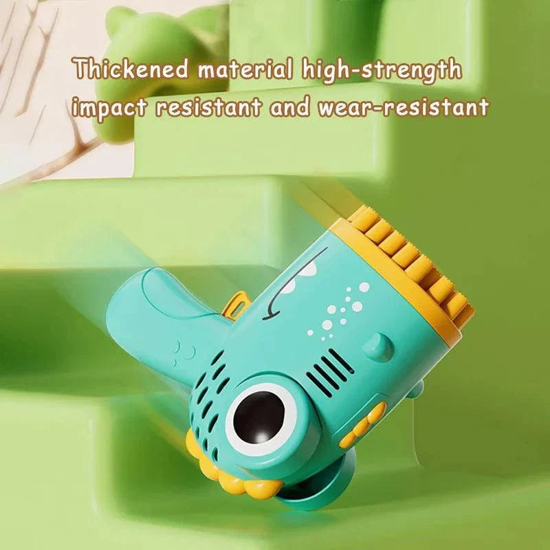 40 Hole Dinosaur Bubble Handheld Bubble Machine Electric Bubble Gun Outdoor Wedding Party Toy