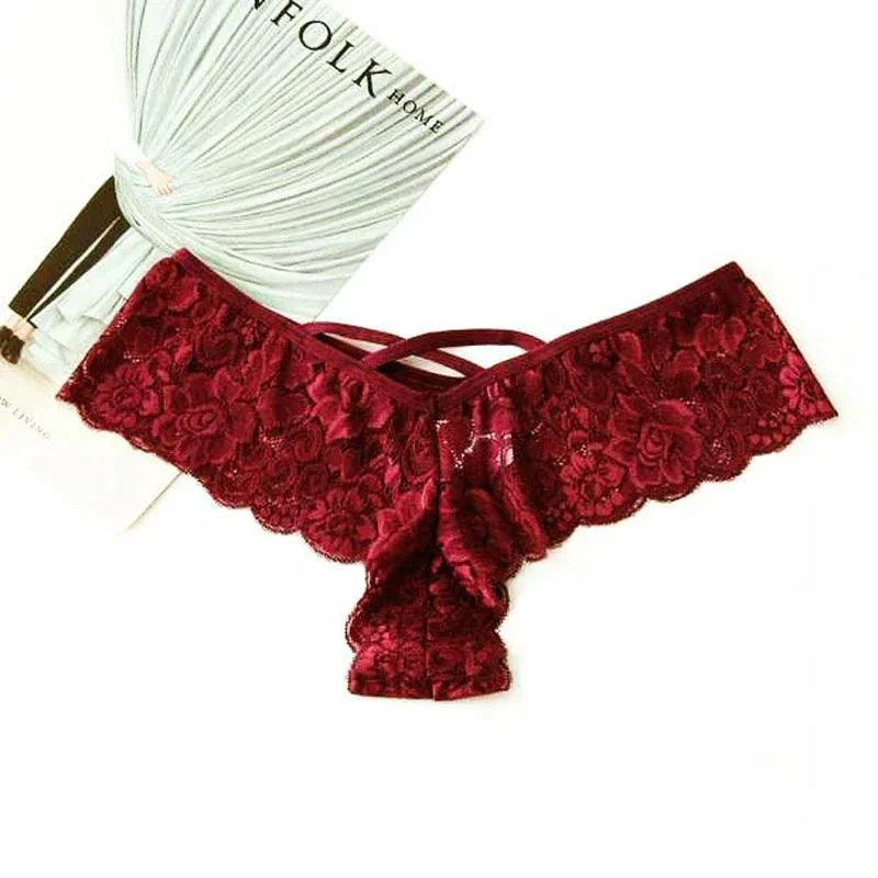 Chic 4-Pack Lace G-String Panties for Women