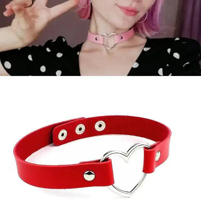 Chic Leather Collar