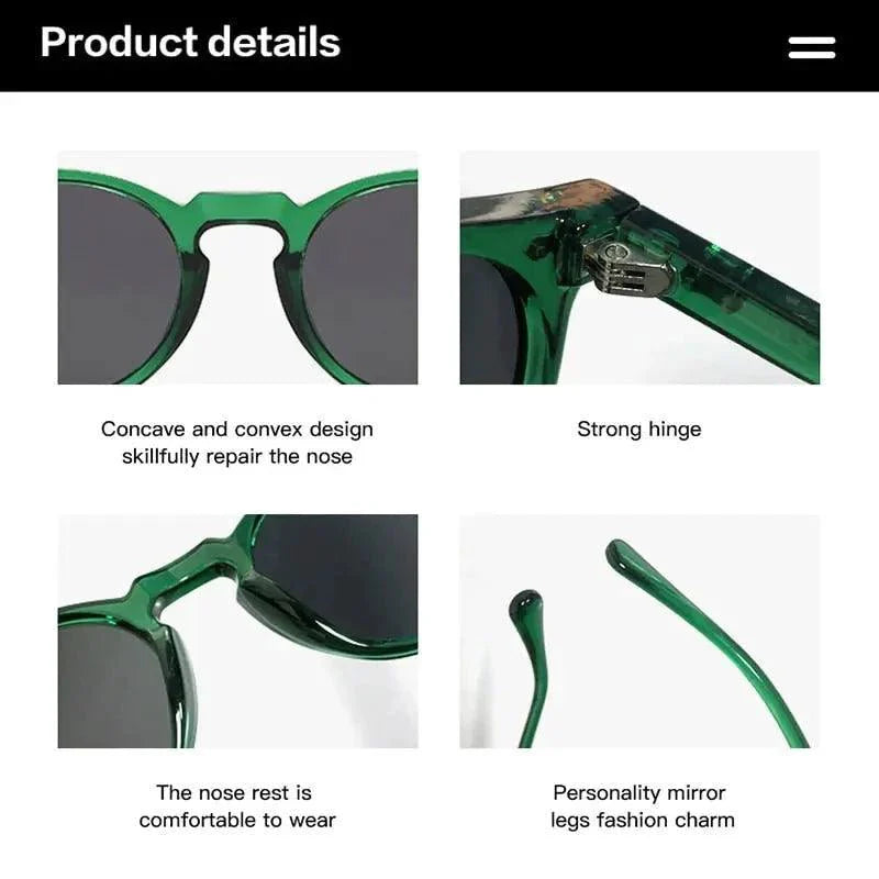Chic Round UV-Block Sunglasses