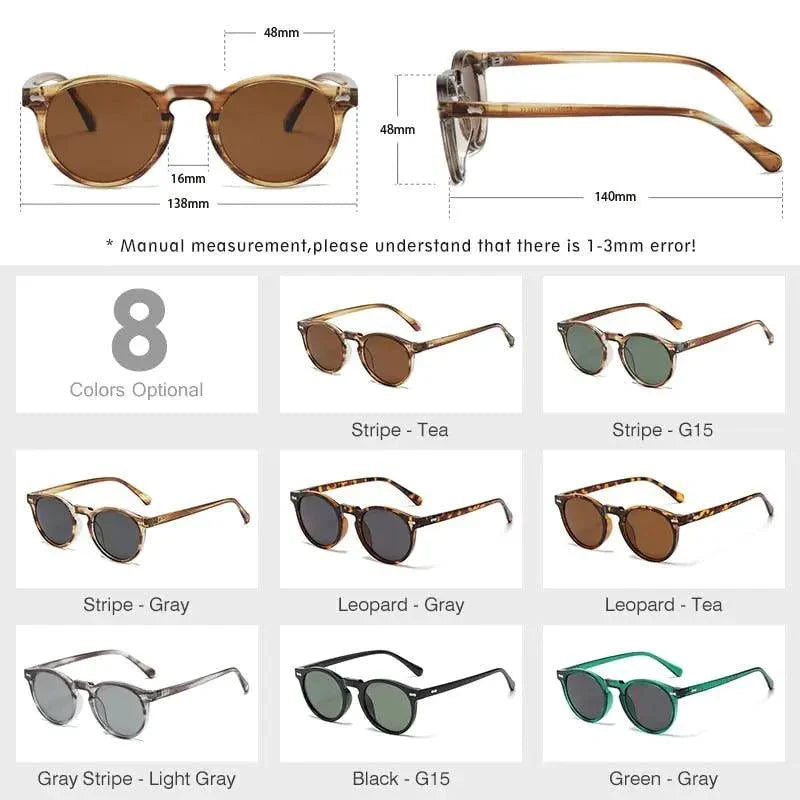 Chic Round UV-Block Sunglasses