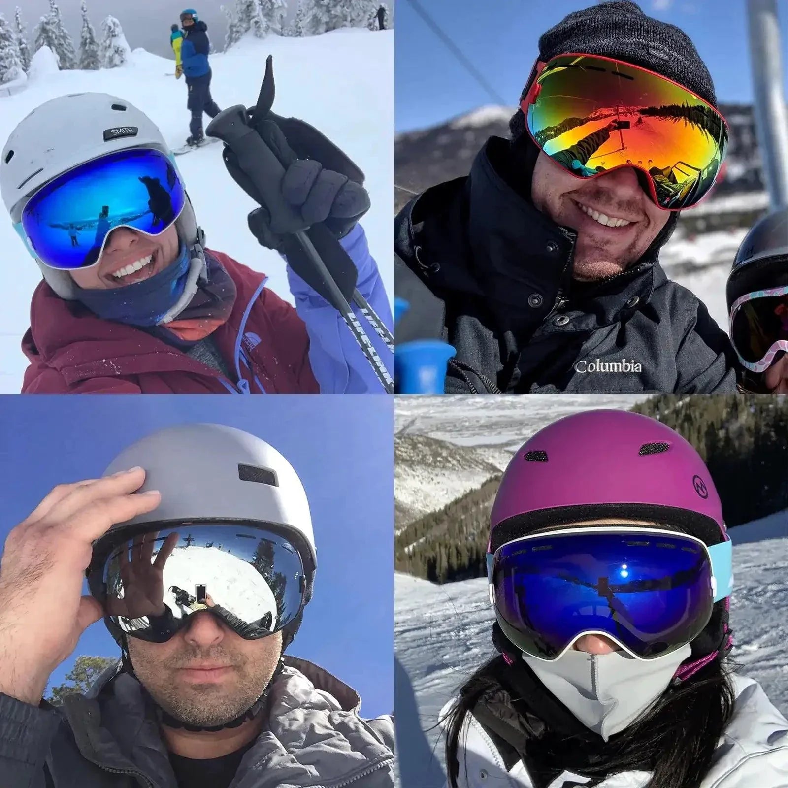 ClearView Anti-Fog Ski Goggles