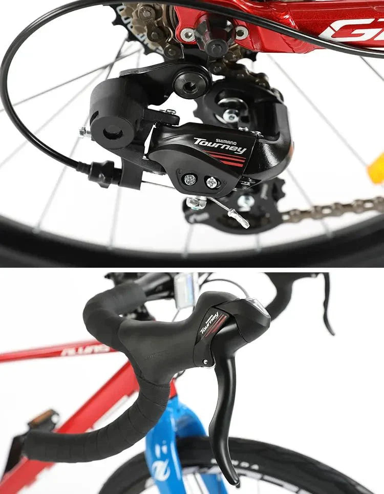 F, YUZE G240 7Speed Aluminum Disc Brake Bike Boy Girl Student Children Bicycle Teen Road bicicleta велосипед Handlebar 380mm