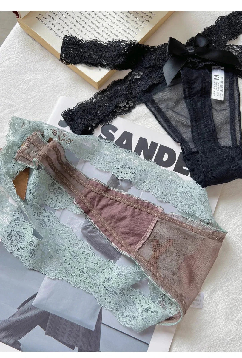 Ice Silk Panties Women Lingerie Underwear Low Waist Seamless Quick-drying Skin-friendly Breathable Briefs Women Intimates Brief