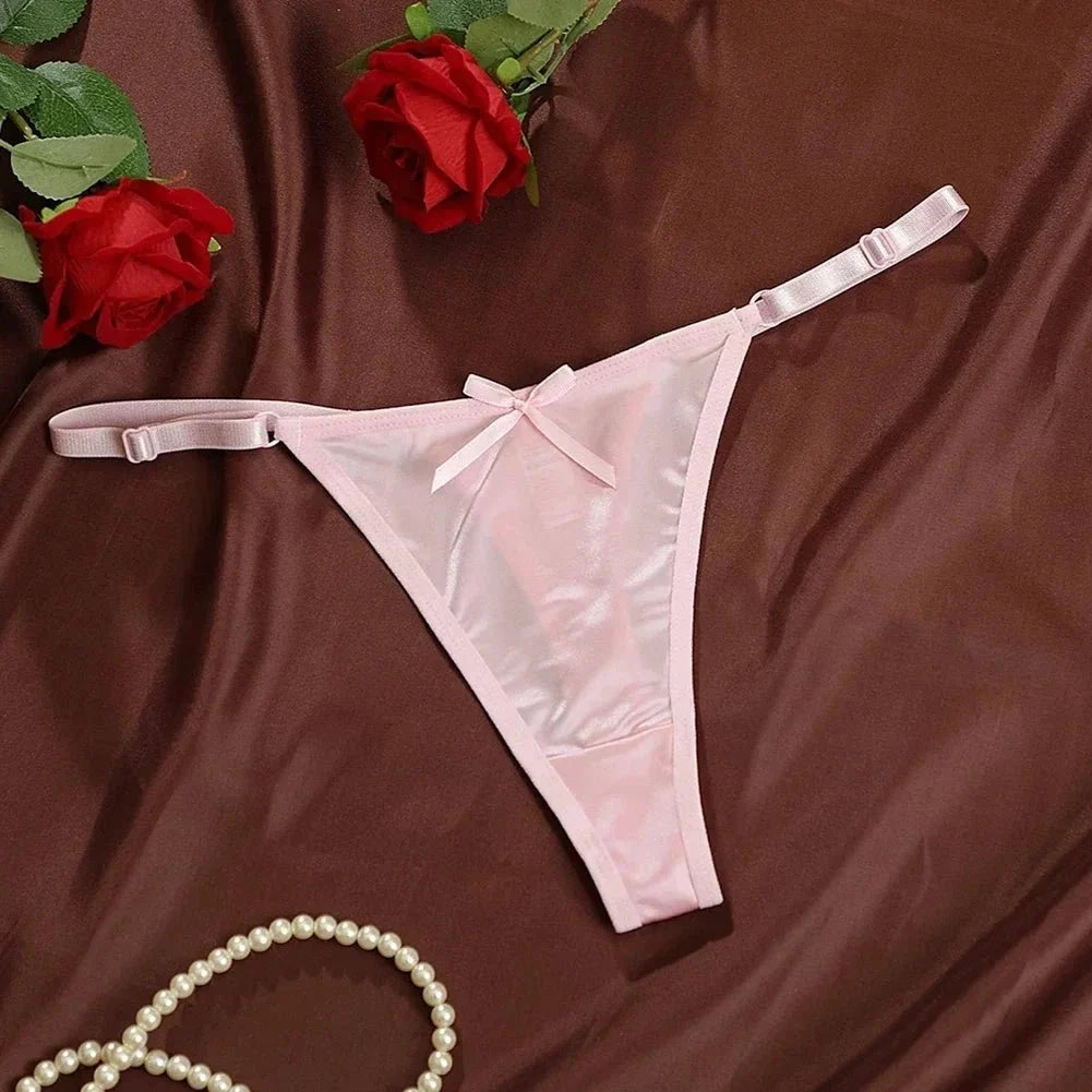 Ice Silk Panties Women Lingerie Underwear Low Waist Seamless Quick-drying Skin-friendly Breathable Briefs Women Intimates Brief