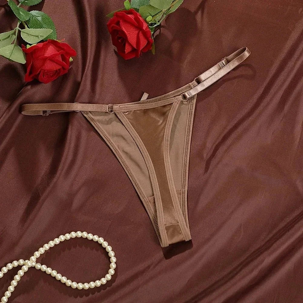 Ice Silk Panties Women Lingerie Underwear Low Waist Seamless Quick-drying Skin-friendly Breathable Briefs Women Intimates Brief