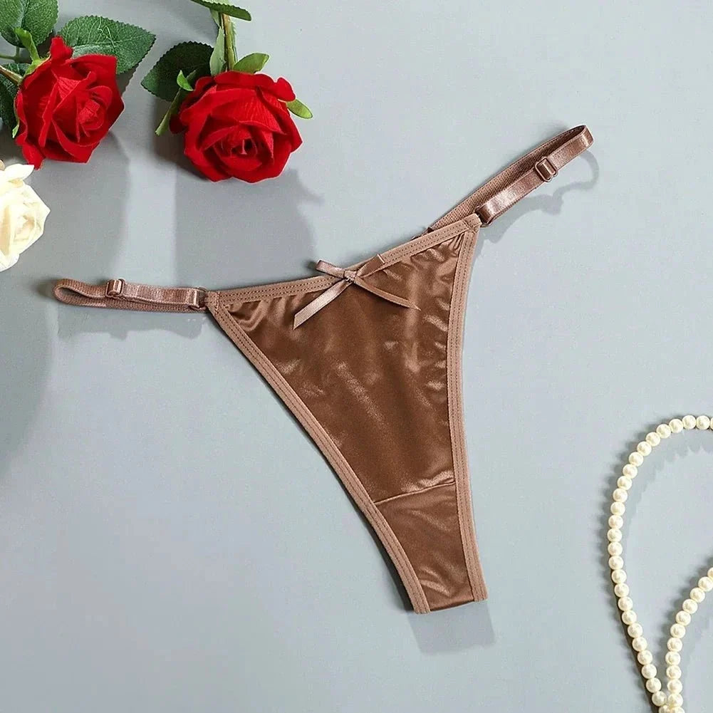Ice Silk Panties Women Lingerie Underwear Low Waist Seamless Quick-drying Skin-friendly Breathable Briefs Women Intimates Brief