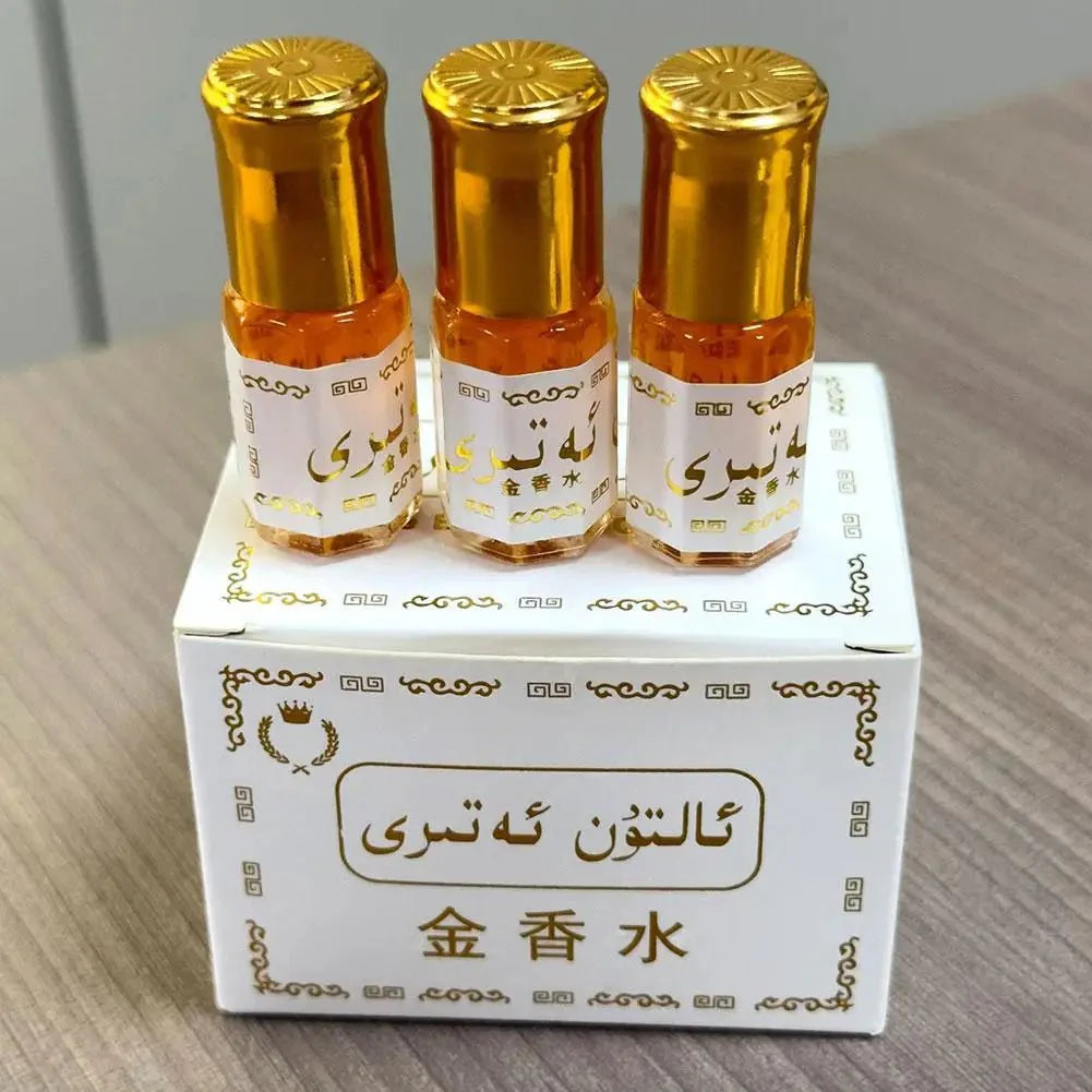 Arabian Gold Perfume Roll On for Unisex, Long Lasting Scent