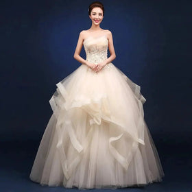 Elegant One-Shoulder Bridal Gowns