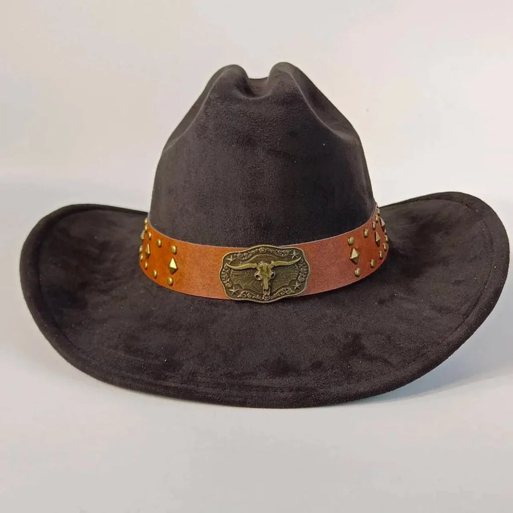 Premium Suede Cowboy Hat for Stylish Men and Women - Ideal for Outdoor Festivities