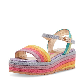 Steve Madden Kids Cleo Rainbow Wedge