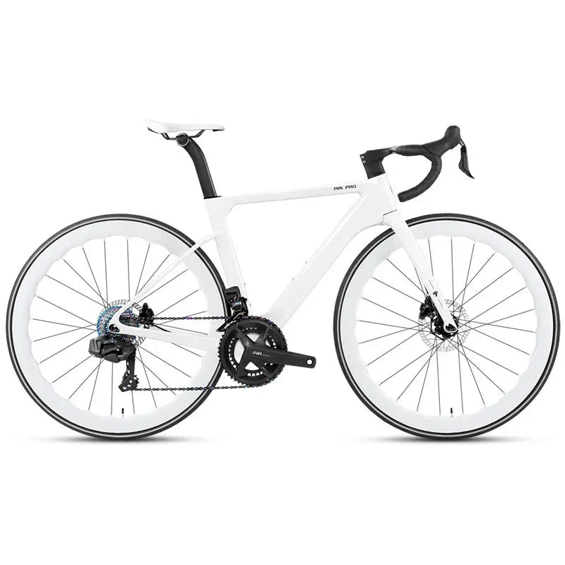 TWITTER 700X25C Carbon Road Bicycle Wireless Men's Hydraulic Disc Racing Bike With WheelTop EDS TX 24S Shifter 50mm Carbon Wheel