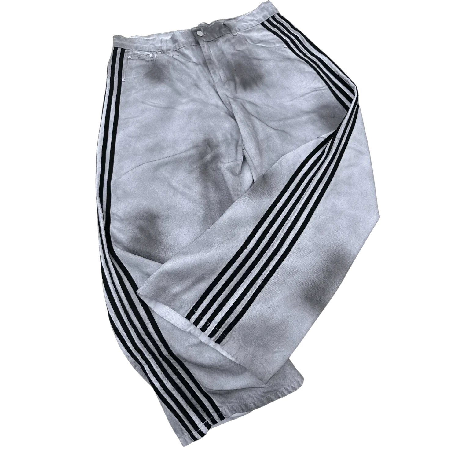 Y2K Baggy Jeans Harajuku vintage Striped Embroidered high quality Sweatpants men women Hip Hop Casual wide leg jeans streetwear