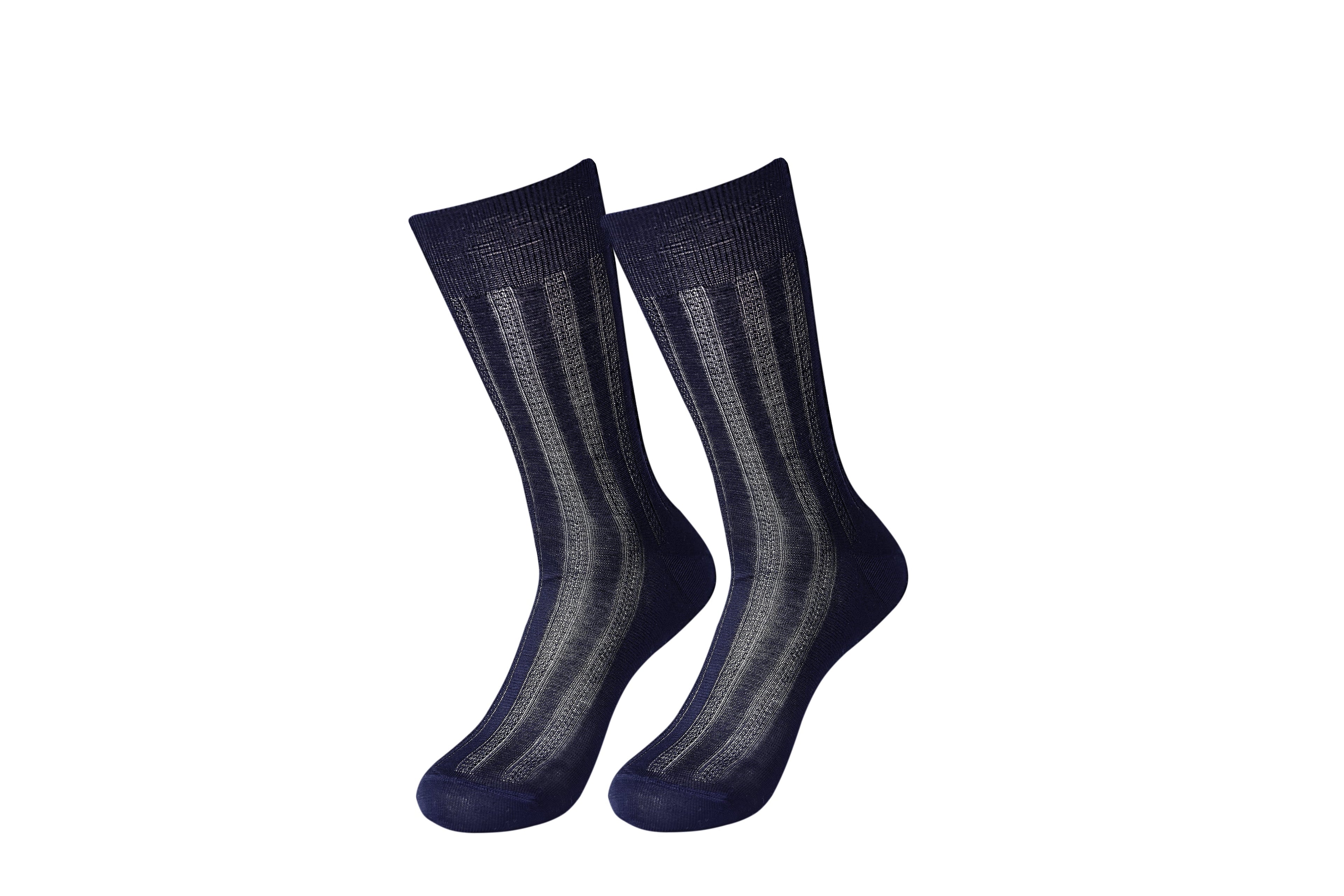 tittimitti tittimitti® 100% Mercerized "Filo di Scozia" Cotton Men's Dress & Trouser Socks. Made in Italy — main product shot