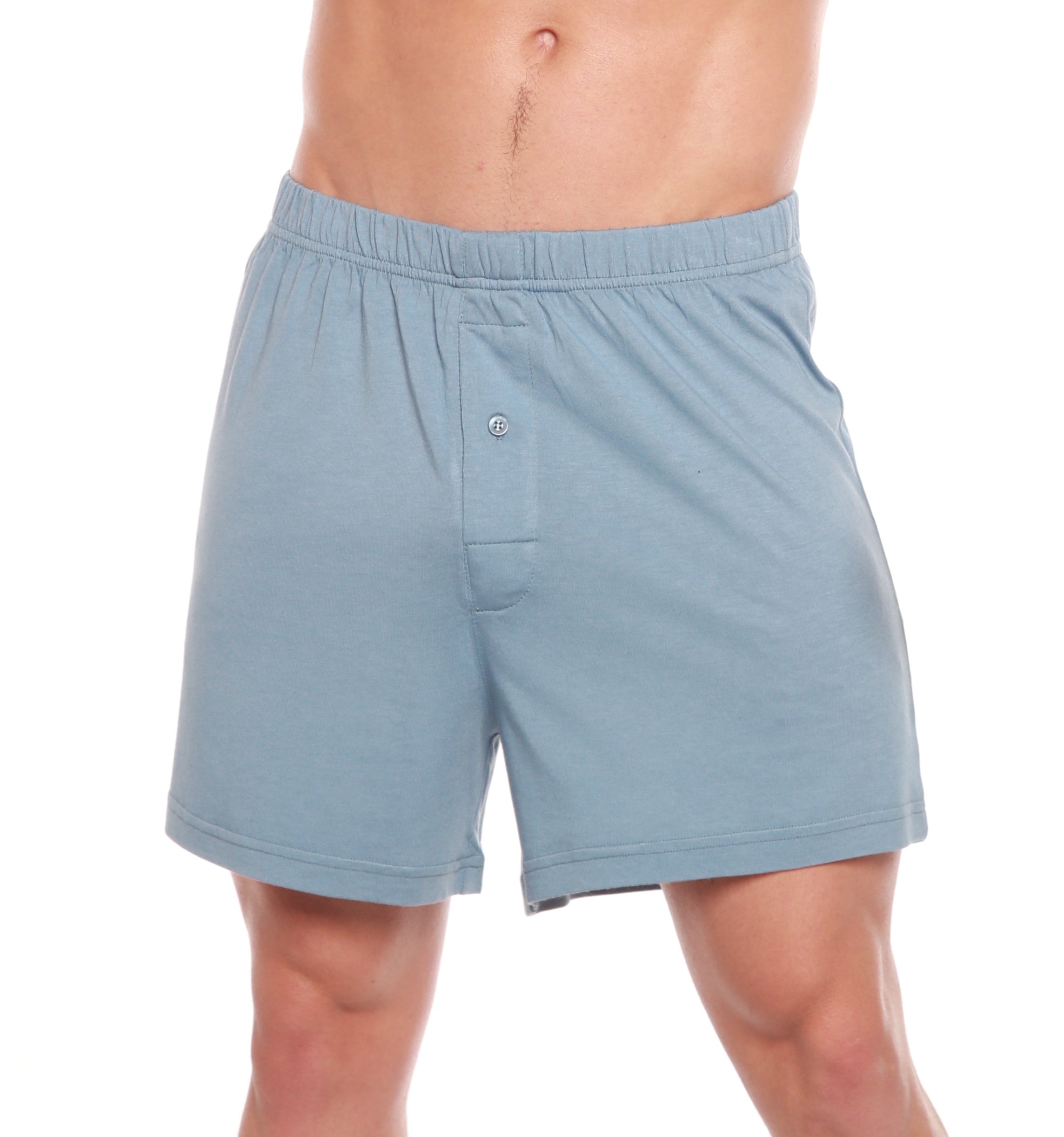 Spun Bamboo Men's Bamboo Viscose/Cotton Boxer Style Underwear — back view