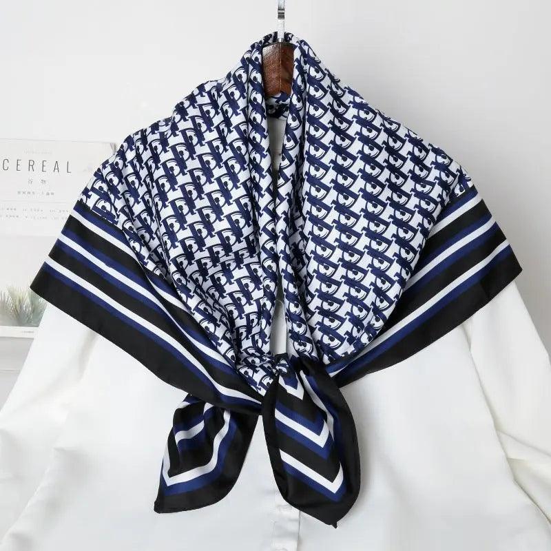 Mariam's Collection Mariam's Collection Scarf Fashion Print Hijab (MH026) — construction detail