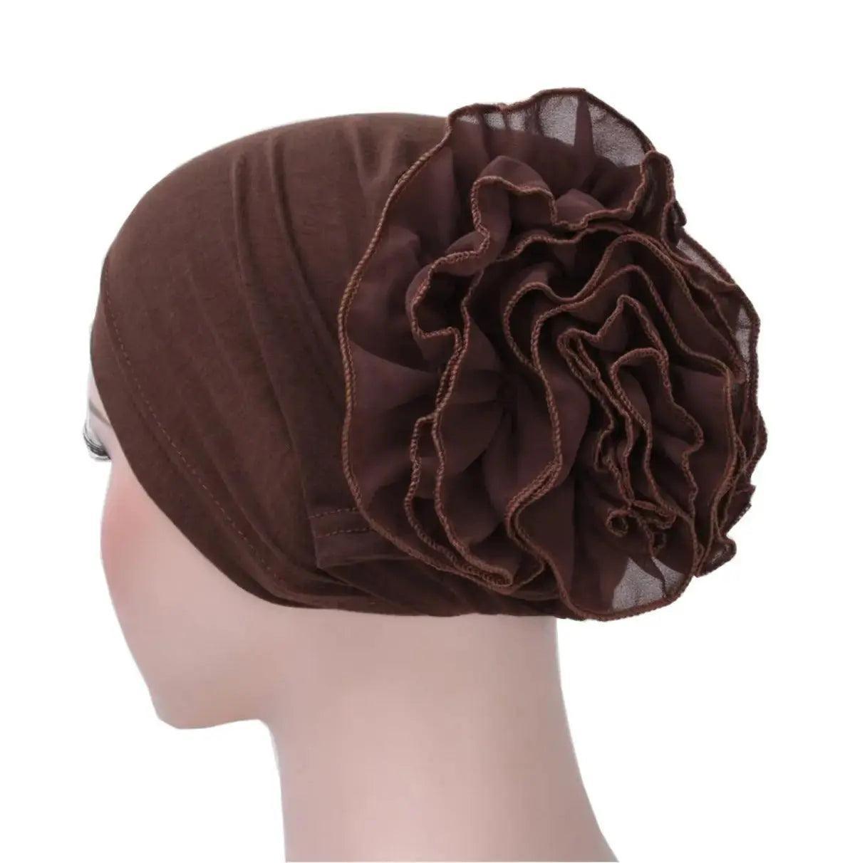 Mariam's Collection Chiffon Under Scarf Hijab Cap (MH032) — construction detail