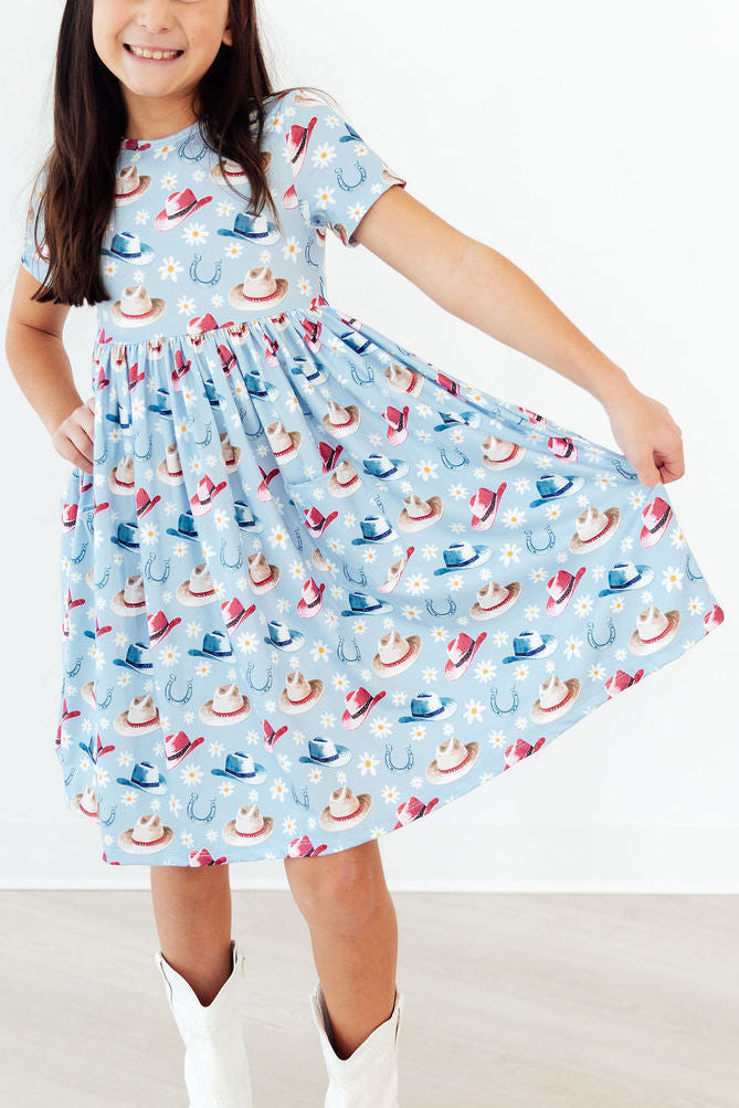 Mila & Rose ® SALE Tip Your Hat S/S Pocket Twirl Dress — main product shot