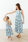 Mila & Rose ® Surfer Girl Ruffle Maxi Dress — main product shot