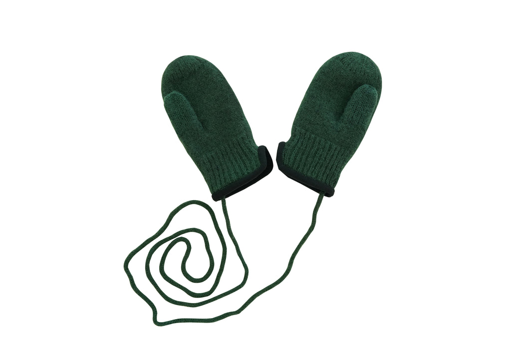 tittimitti tittimitti® 100% Virgin Wool Baby Toddler Kids Thumbed Mittens OEKO-TEX Standard 100 — flat-lay composition