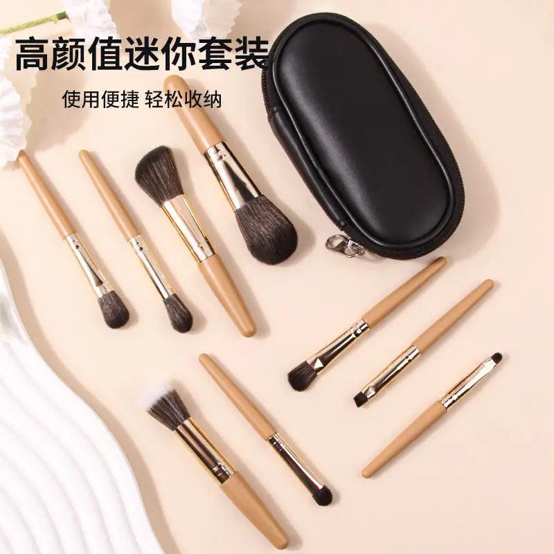Mariam's Collection Mariam's Collection MMU025 Professional 9pcs Makeup Brush Set — construction detail