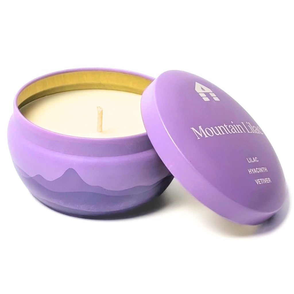 Bluecorn Candles Scented Candle Tins - Aromática - 8oz — product on model