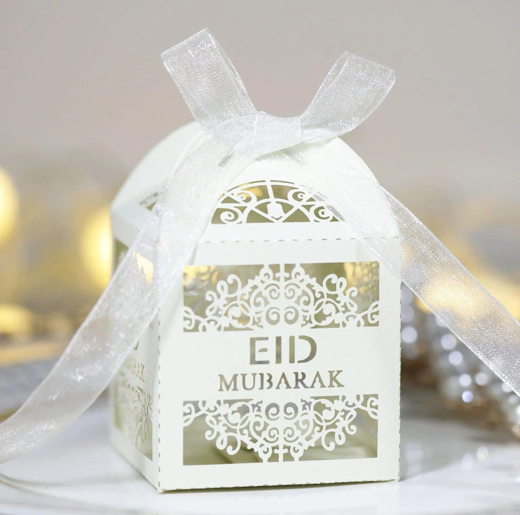 Mariam's Collection Mariam's Collection MR018 50 Pcs Happy Eid Mubarak Hollow Candy Box — comparison shot