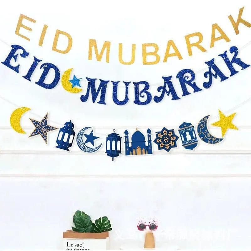 Mariam's Collection Mariam's Collection MR021 EID MUBARAK Flash Party Banner — main product shot