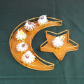 Mariam's Collection Mariam's Collection MR029 Ramadan Tray, Iron Festive Moon Tray — lifestyle worn / used context