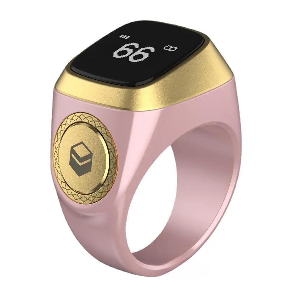 Mariam's Collection MR050 Smart Tasbih for Islamic Prayer with Intelligent Electronic Zikr Ring — detail close-up