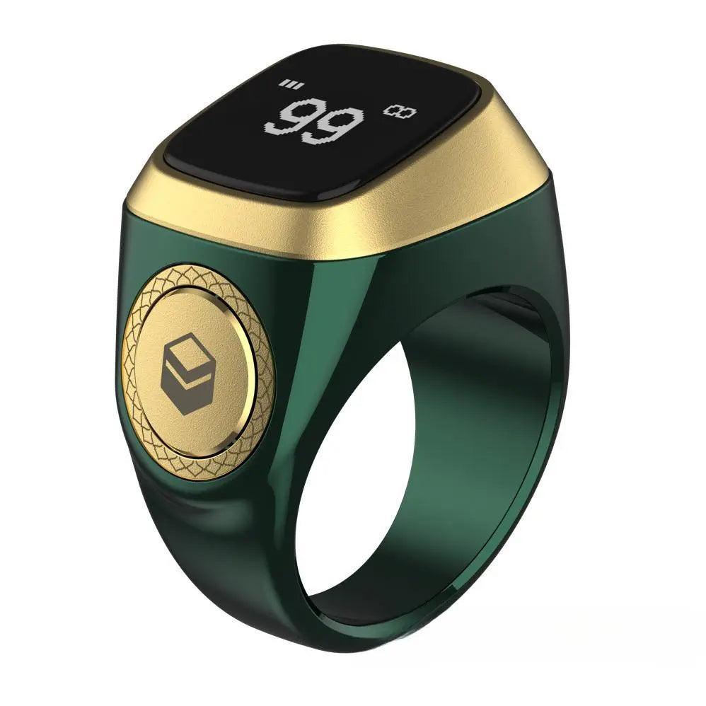 Mariam's Collection MR050 Smart Tasbih for Islamic Prayer with Intelligent Electronic Zikr Ring — lifestyle worn / used context