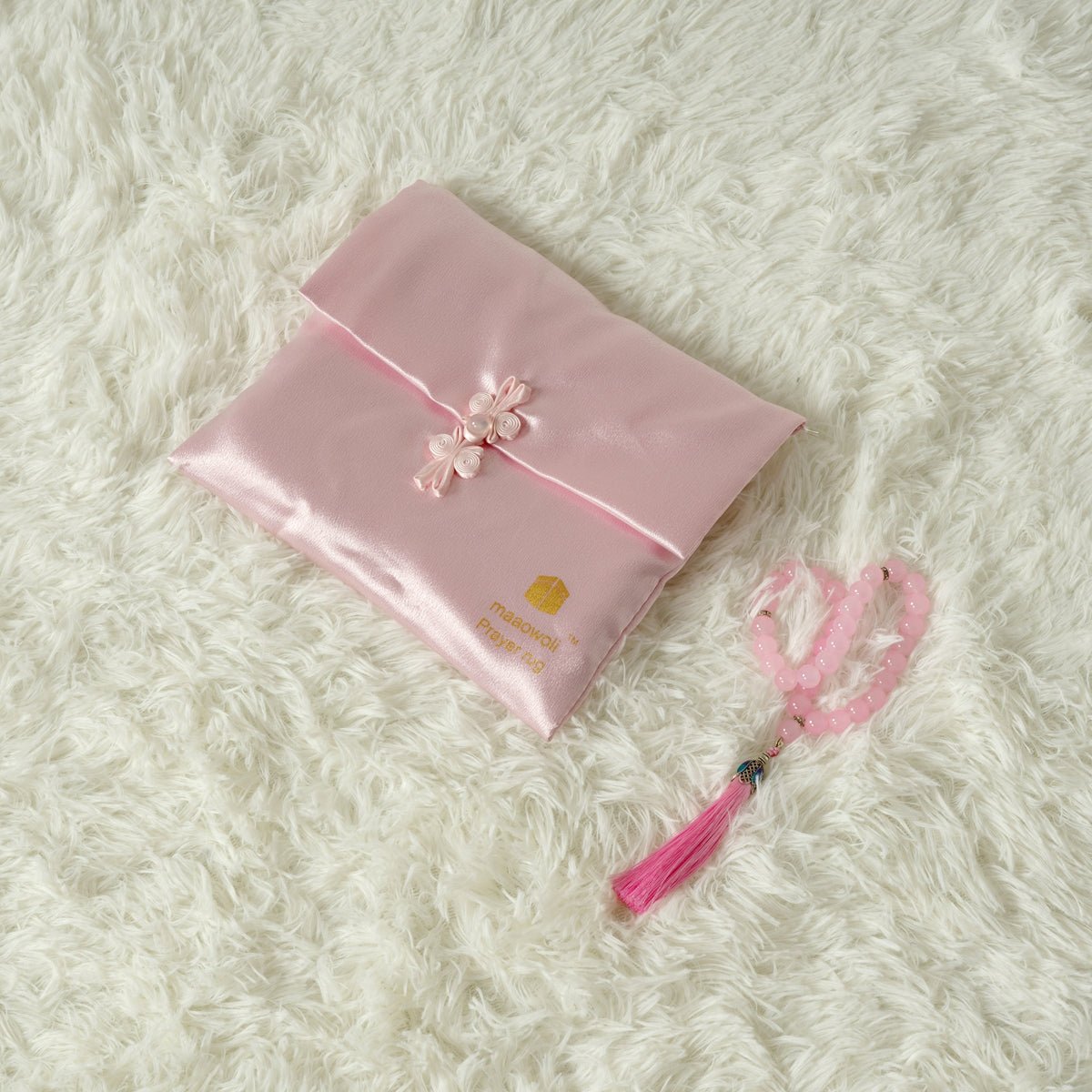 Mariam's Collection MR065 Eco-Friendly New Luxury Prayer Mat and Tasbeeh Set — lifestyle context