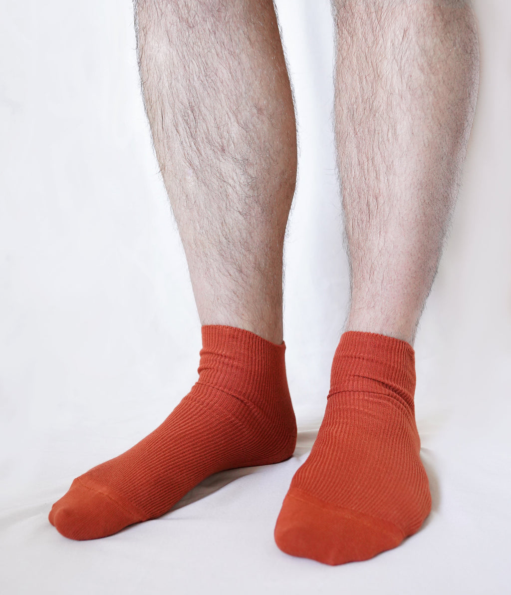 tittimitti tittimitti® 100% Organic Combed Cotton Luxury Men's Socks. 1 Pair. Made in Italy. — fabric or material detail