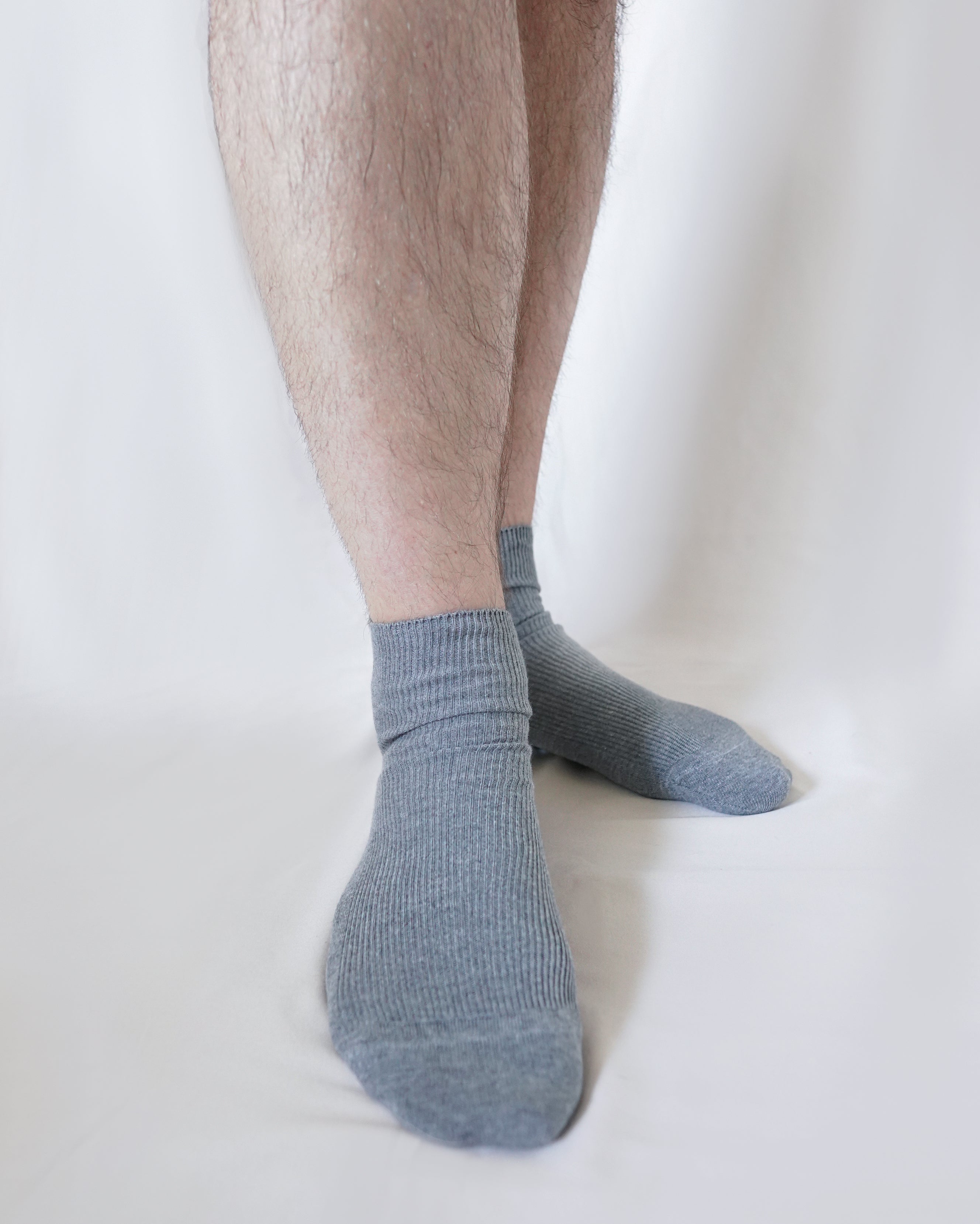 tittimitti tittimitti® 100% Organic Combed Cotton Luxury Men's Socks. 3 Pairs. Made in Italy. — side view