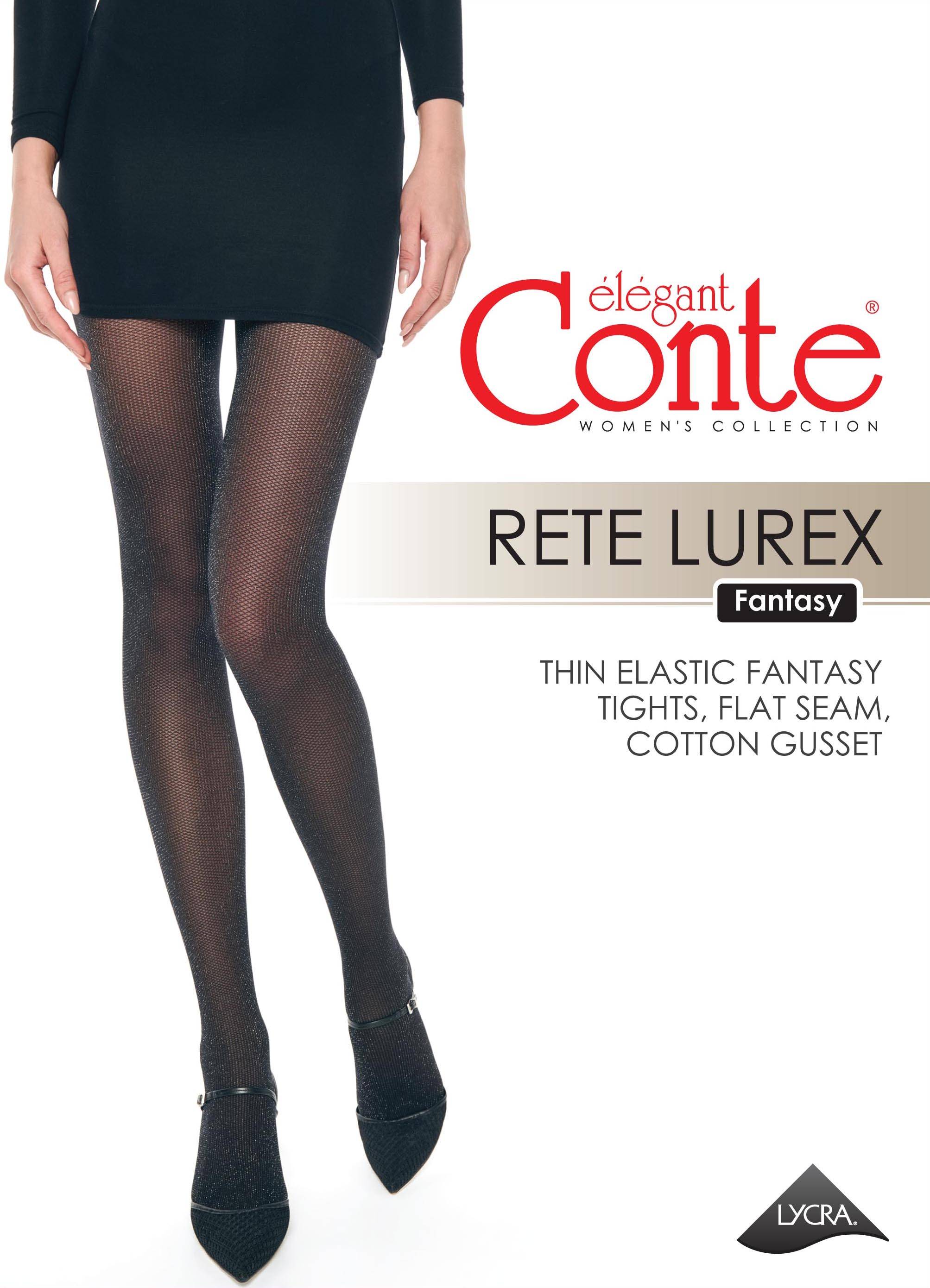 TheRanok.com Fantasy Shimmering Tights Conte Rete Lurex - Fine Mesh Imitation — comparison shot
