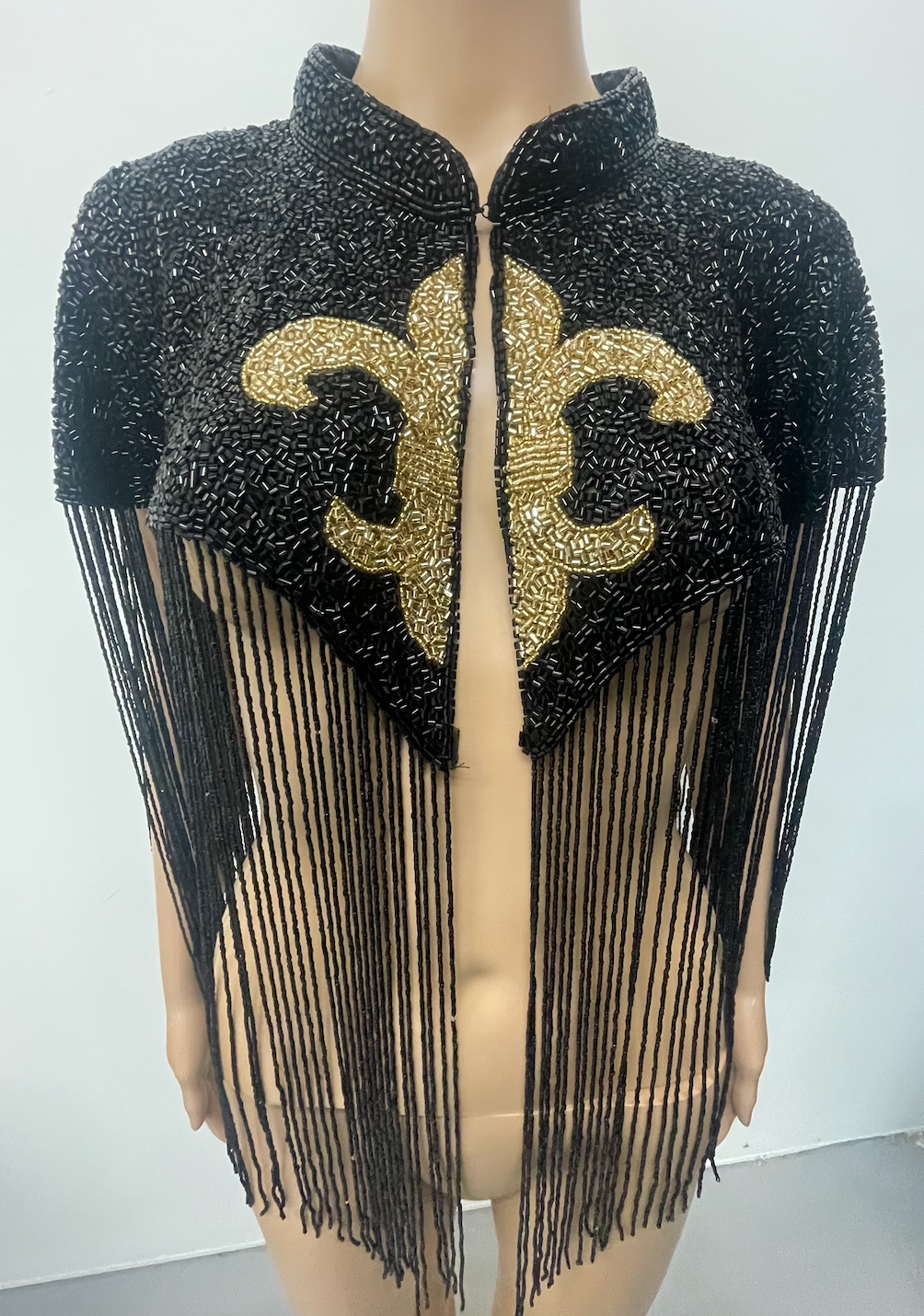 L'Jai Amor Maison Fleur Cape — side view